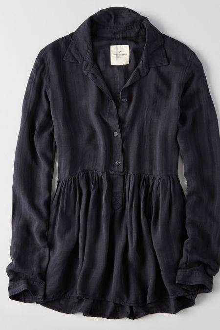 American Eagle Outfitters Ae Babydoll Shirt