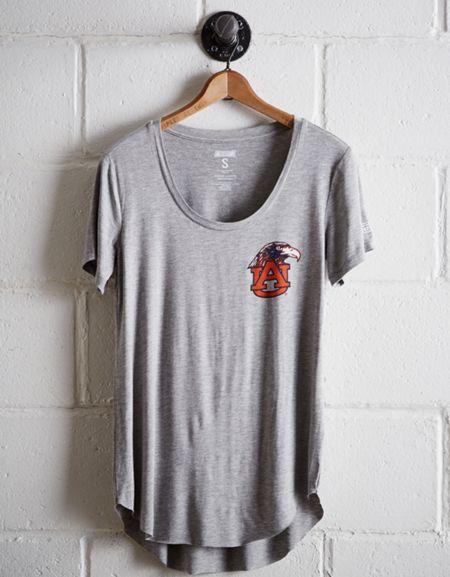 Tailgate Women's Auburn Scoop Neck Tee