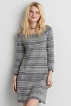 American Eagle Outfitters Ae Fair Isle Sweater Dress