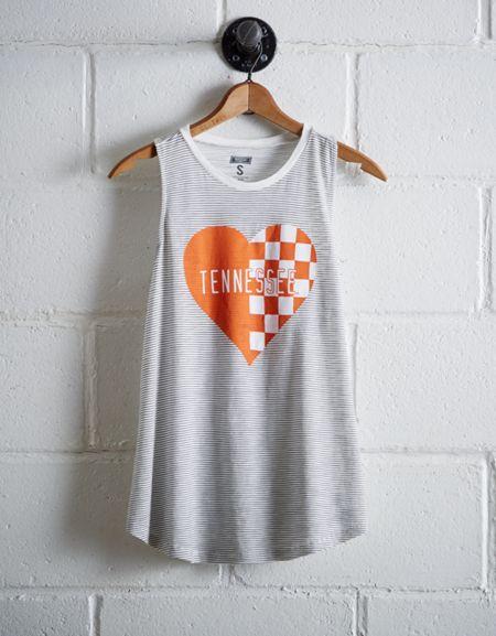 Tailgate Women's Tennessee Stripe Tank