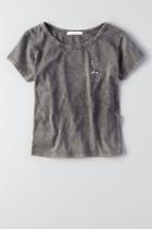 American Eagle Outfitters Don't Ask Why Embroidered T-shirt