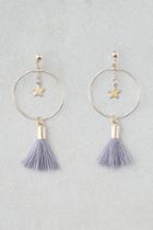American Eagle Outfitters Ae Faux Fur Pom Hoops