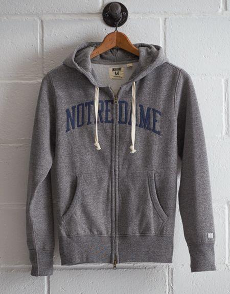 Tailgate Men's Notre Dame Zip Hoodie
