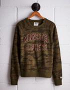Tailgate Women's Minnesota Camo Fleece Sweatshirt