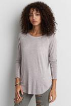 American Eagle Outfitters Ae Soft & Sexy Slub Raglan T-shirt