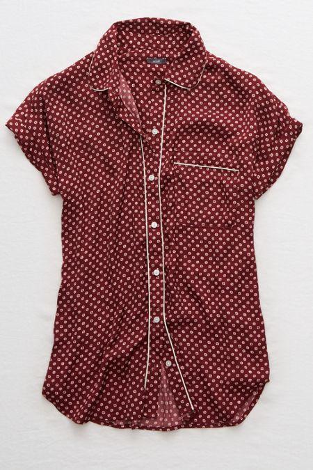 Aerie Satin Shirt