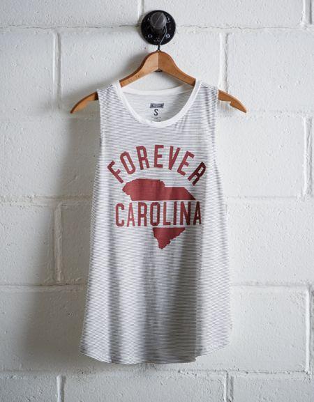 Tailgate Women's South Carolina Stripe Tank