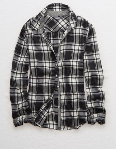 Aerie Flannel Sleep Top