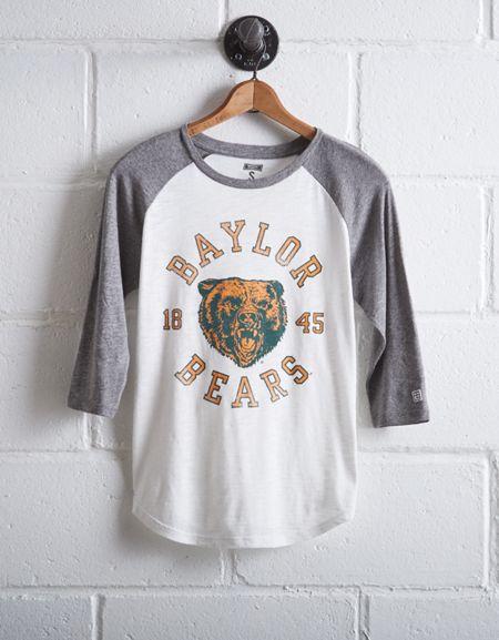 Tailgate Women's Baylor Bears Baseball Shirt
