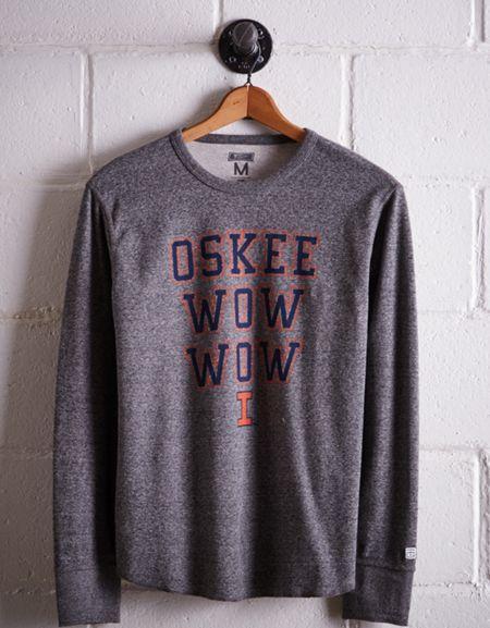 Tailgate Men's Illinois Thermal Shirt