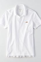 American Eagle Outfitters Ae Flex Solid Patch Polo