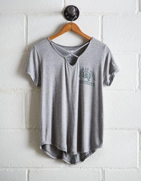 Tailgate Women's Michigan State Cage Front Tee