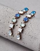 American Eagle Outfitters Ae Blue Crystal Shoulder Duster Earring