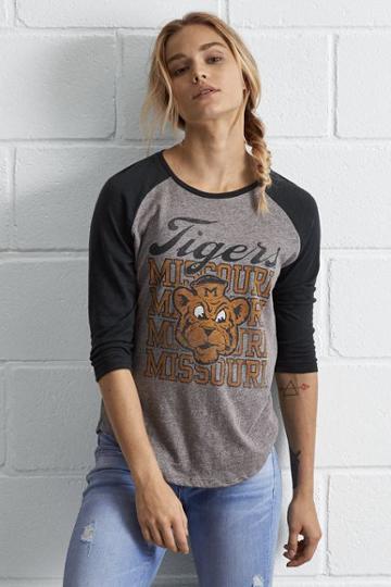 Tailgate Missouri Tigers Raglan