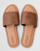 American Eagle Outfitters Steve Madden Textured Wide Band Slide Sandal