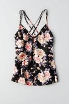 American Eagle Outfitters Ae Printed Button Cami