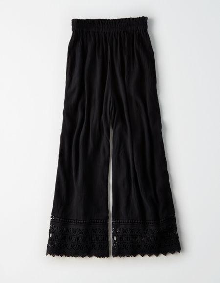 American Eagle Outfitters Ae Lace Hem Pant