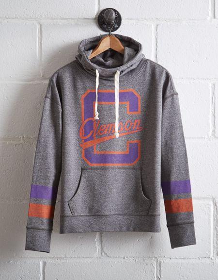 Tailgate Women's Clemson Tigers Cowl Neck Hoodie