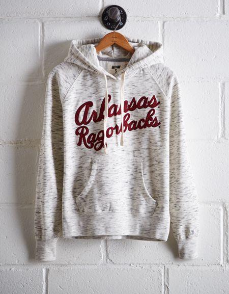 Tailgate Women's Arkansas Space Dye Hoodie