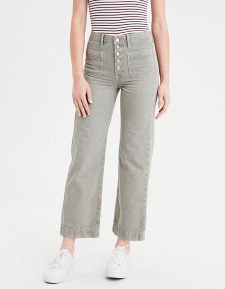 American Eagle Outfitters Wide Leg Crop Pant