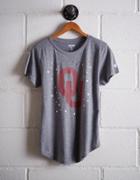 Tailgate Women's Oklahoma Foil Star T-shirt