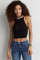 American Eagle Outfitters Ae Tie Back Crop Cami