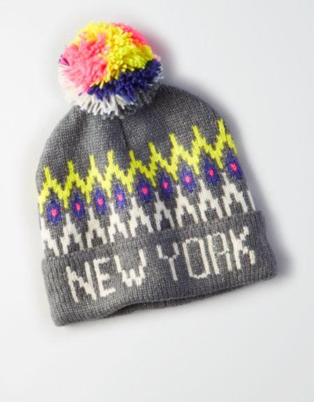 American Eagle Outfitters Ae Fairisle Nyc Beanie