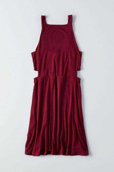 American Eagle Outfitters Ae Side Bar Fit & Flare Dress