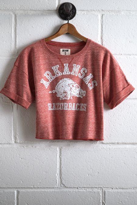 Tailgate Women's Arkansas Cropped Sweatshirt