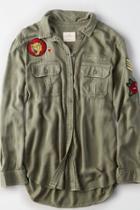American Eagle Outfitters Ae Military Shirt