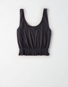American Eagle Outfitters Ae Bubble Cropped Tank Top