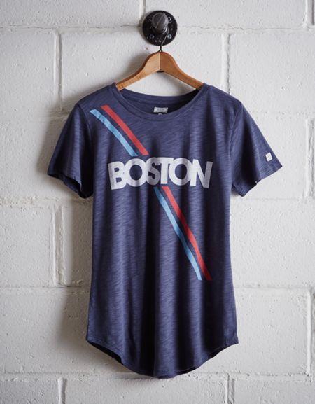 Tailgate Women's Boston Stripe T-shirt