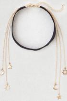 American Eagle Outfitters Ae Black Choker With Charm
