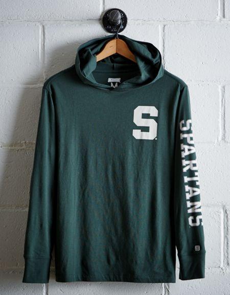 Tailgate Men's Michigan State Hoodie Tee