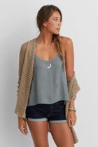 American Eagle Outfitters Don't Ask Why Crochet Cardigan