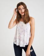 American Eagle Outfitters Ae Soft & Sexy Tie Dye Scoop Neck Tank Top