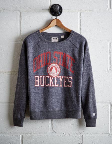 Tailgate Women's Ohio State Varsity Sweatshirt