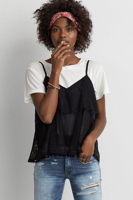 American Eagle Outfitters Ae Cami T-shirt Top
