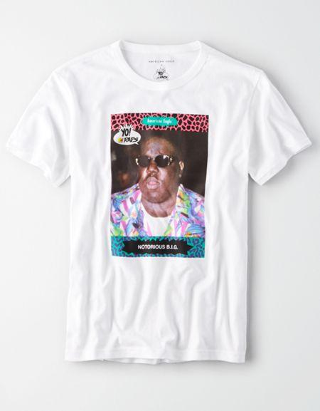 American Eagle Outfitters Ae X Mtv Biggie Graphic Tee