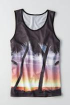 American Eagle Outfitters Ae Active Graphic Mesh Tank Top