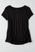 American Eagle Outfitters Ae Soft & Sexy Peplum T-shirt