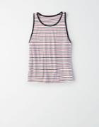 American Eagle Outfitters Ae High Neck Ringer Tank Top