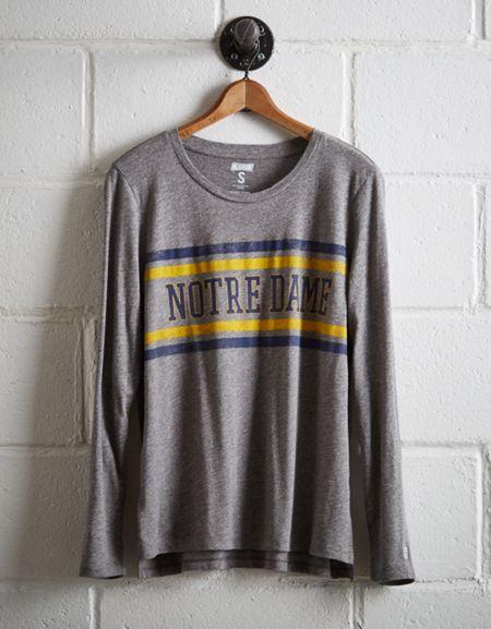 Tailgate Women's Notre Dame Long Sleeve T-shirt