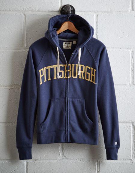 Tailgate Women's Pittsburgh Zip-up Hoodie