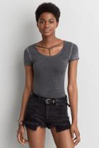 American Eagle Outfitters Ae Soft & Sexy Y-strap Bodysuit
