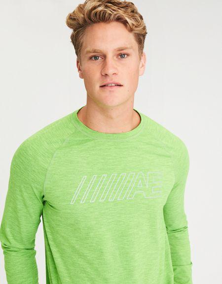 American Eagle Outfitters Ae Active Long Sleeve Flex Tee