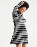 American Eagle Outfitters Ae Ahh-mazingly Soft Cold Shoulder Turtleneck Dress