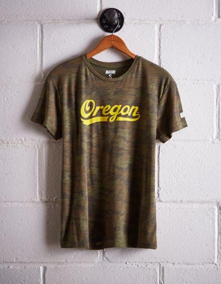 Tailgate Women's Oregon Camo Boyfriend Tee