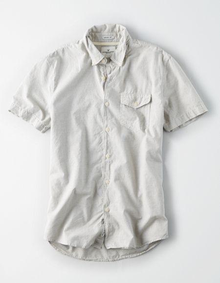American Eagle Outfitters Ae Madras Button-down Shirt