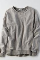American Eagle Outfitters Don't Ask Why Crew Neck Fleece Sweatshirt